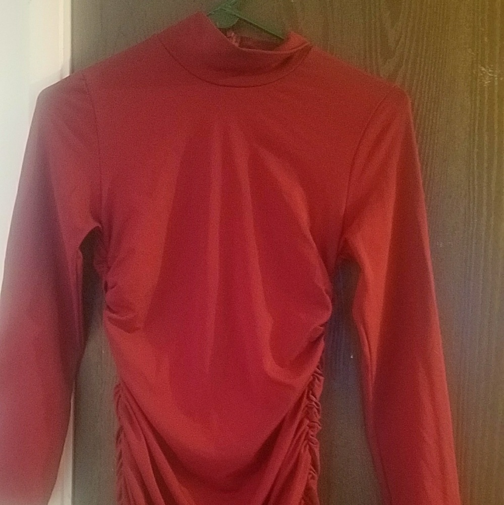 Burgandy dress